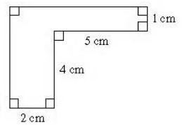 What is the area of the figure? A) 13 cm2 B) 14 cm2 C) 15 cm2 D) 17 cm2-example-1