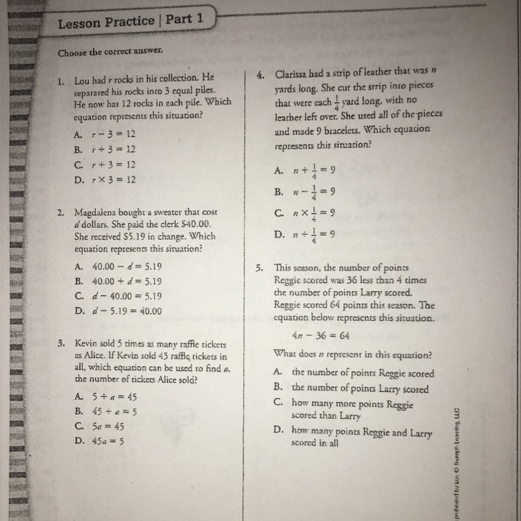 PLS HELP ME ASAP FOR ALL 5! (SHOW WORK!!! + LOTS OF POINTS!!) *SHOW WORK*-example-1