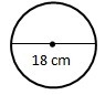 Find th area of the circle. Use 3.14 for π round to the nearest unit. A) 1,017 cm-example-1