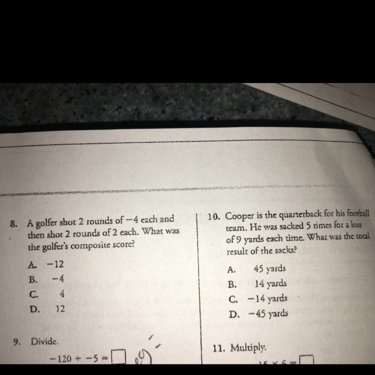 Anybody mind helping me answer 8 and 10 pretty please?THANK U SO MUCH PEEPS!!-example-1