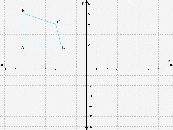 Quadrilateral ABCD is translated 7 units down and 2 units to the right. The length-example-1