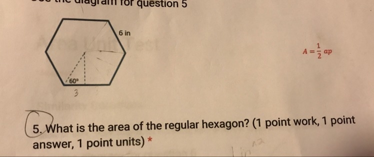 What is the area regular hexagon-example-1