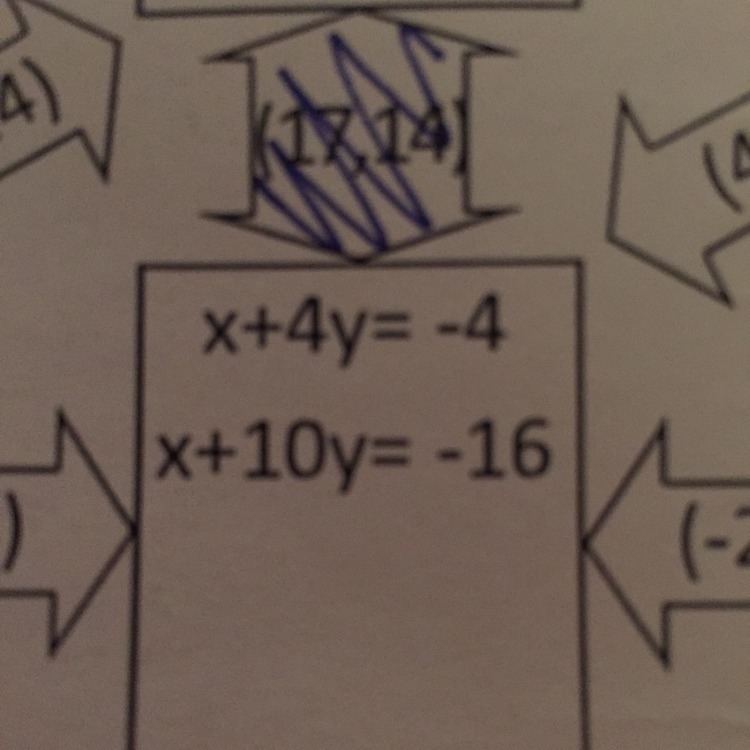 How do I solve this to find out the point of intersection-example-1