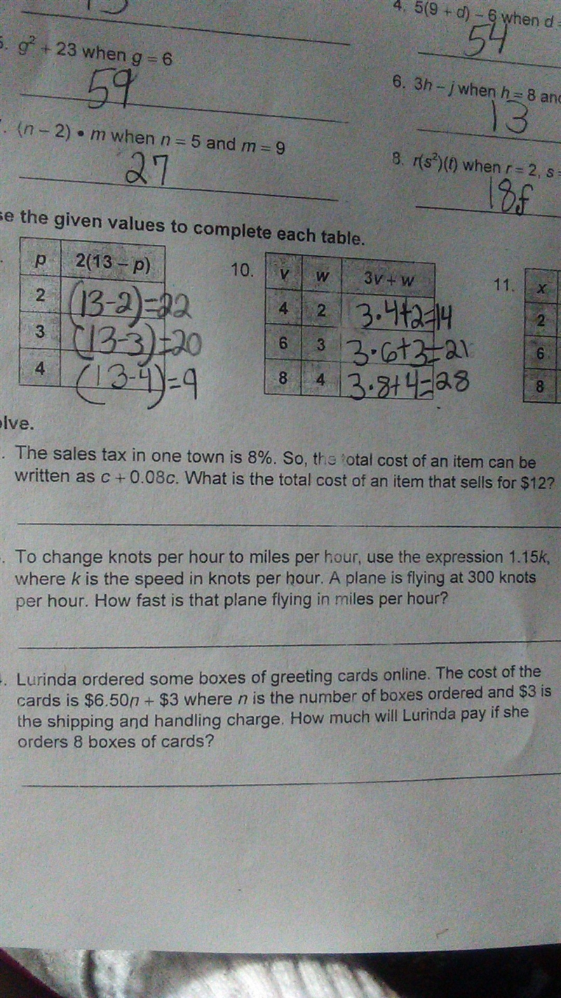 The sales tax in one town is 8%, So, the total cost of an item can be written as c-example-1