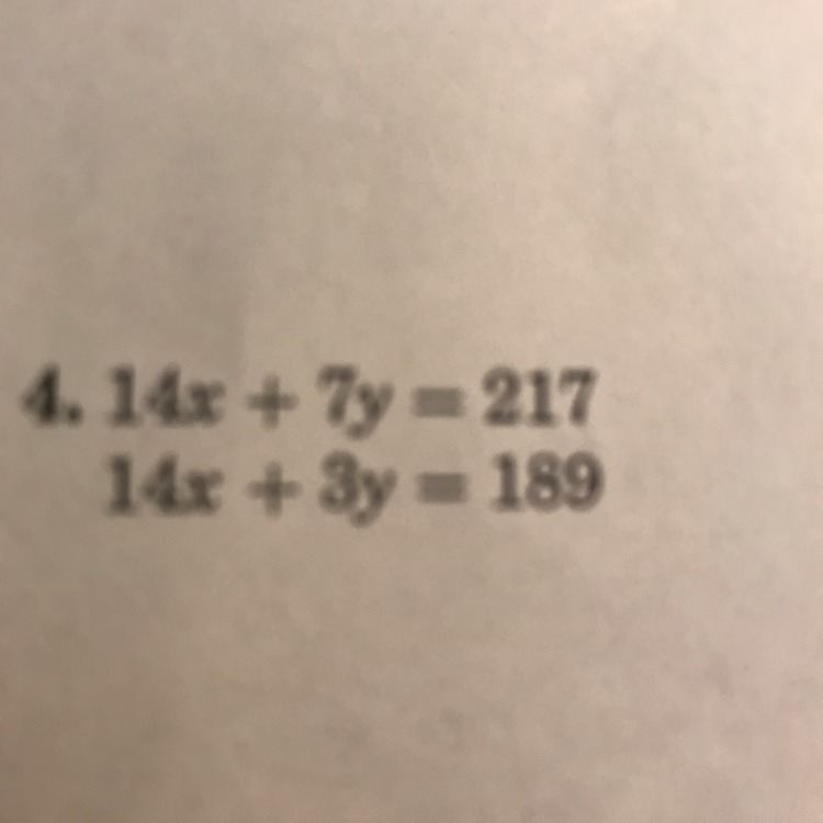 14x+7y=217 14x+3y=189-example-1