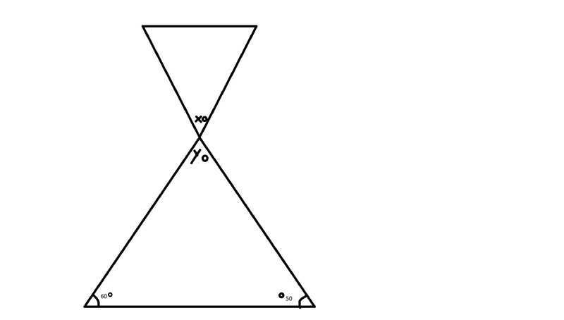 (05.02)Find the measure of angle x in the figure below:-example-1