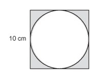 A circle is drawn within a square as shown. What is the best approximation for the-example-1