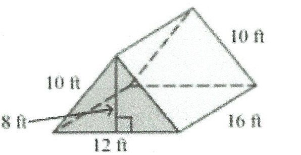 Find the surface area of the triangular prism. a. 608 ft 2 b. 704 ft 2 c. 560 ft 2 d-example-1