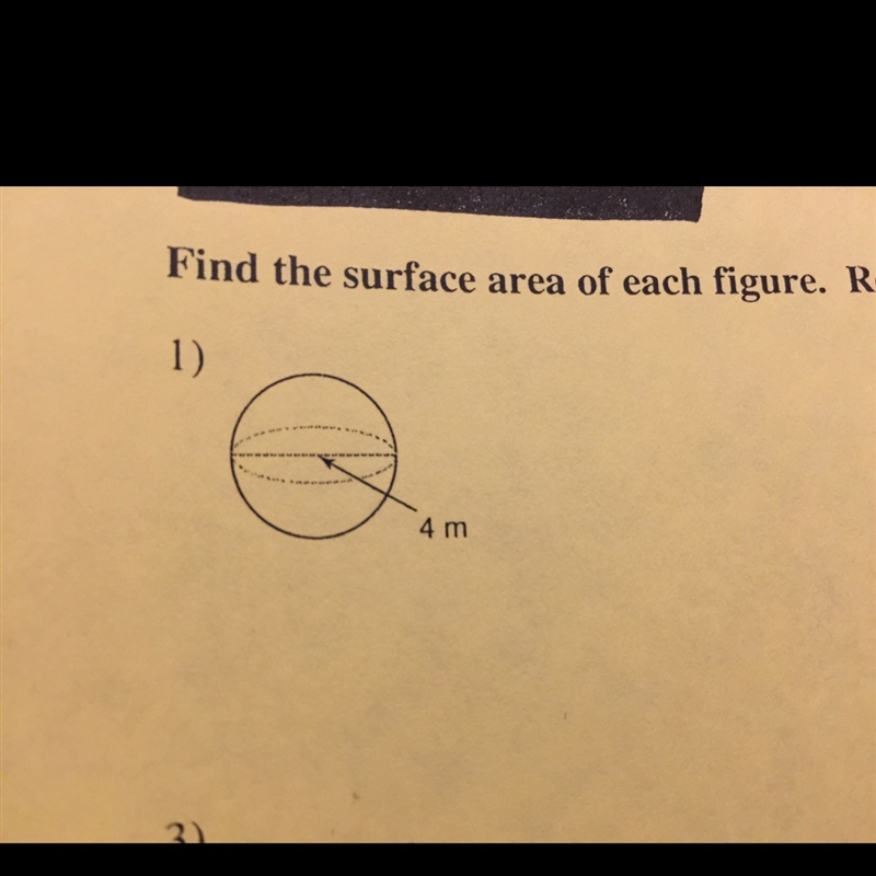 Find the surface area and volume. Round to the nearest tenth-example-1