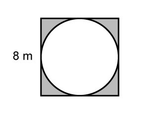 ﻿ What is the approximate area of the shaded region 8m-example-1