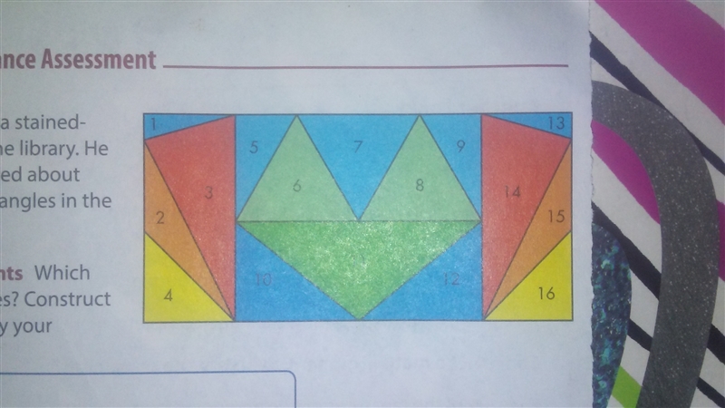 Which triangles are right triangles? Construct a math argument to justify your answer-example-1