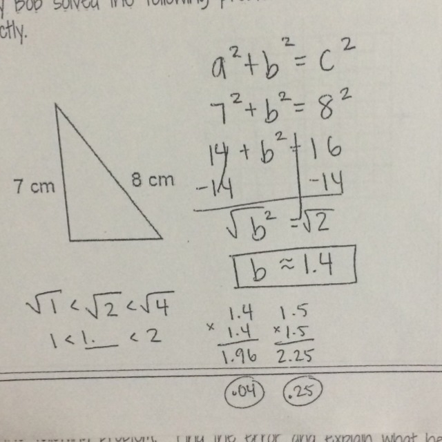 Find the error and explain what there is incorrectly. Then, solve the problem correctly-example-1