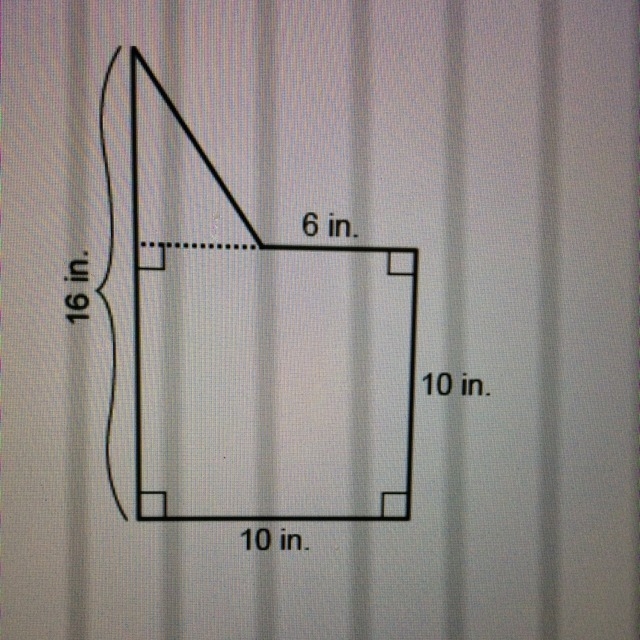 What is the area of the figure?-example-1