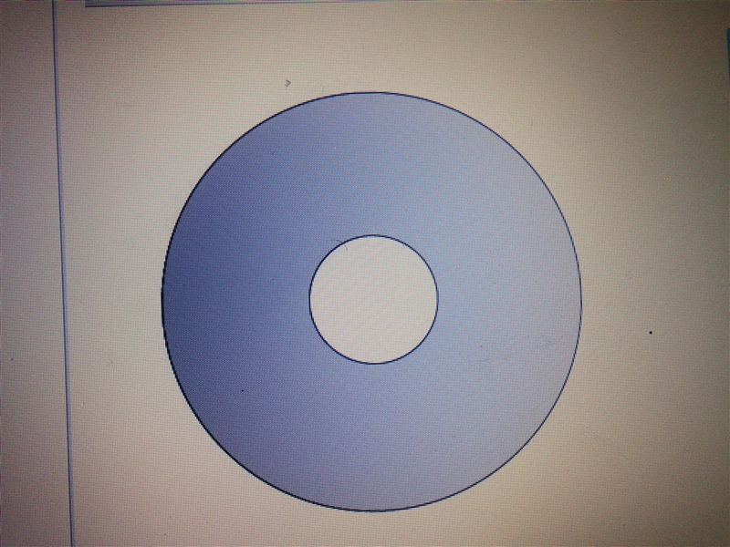 NEED HELP PLEASE HURRY.  The diameter of the larger circle is 12.5 cm. The diameter-example-1