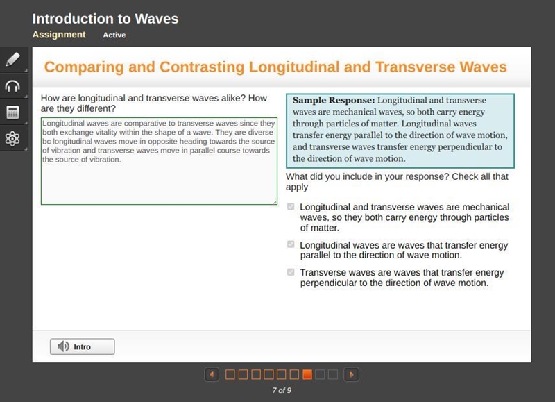 How do transverse waves differ from longitudinal waves?-example-1