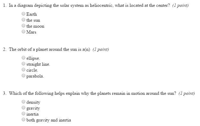 Five multiple choice science questions! Help please!-example-1