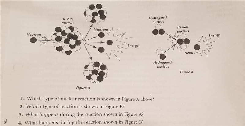 Help me with these simple nuclear energy reactions:-example-1