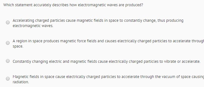 SOMEONE PLZ HELP. ASAP which statement accurately describes how electromagnetic waves-example-1