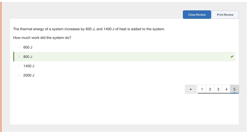 Please answer! If the thermal energy of the system increases by 600 jewels and 1400 J-example-1