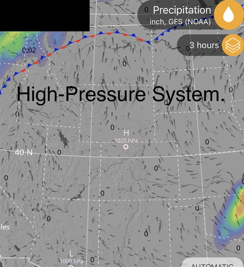 How is precipitation related to high- and low-pressure air? A.) Neither high- nor-example-1