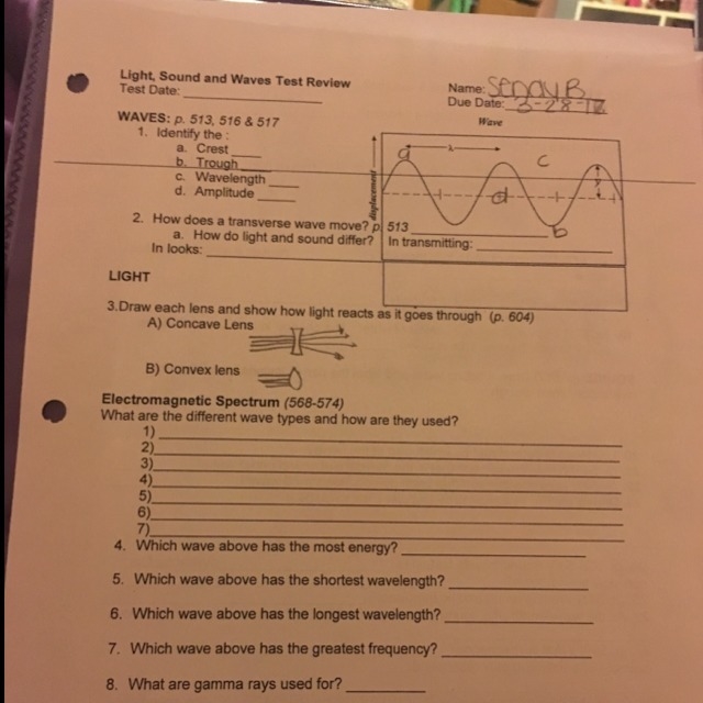 How does a transverse wave move-example-1