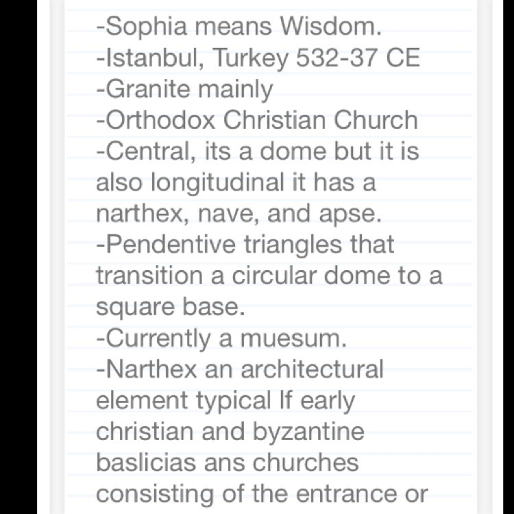 How did the Hagia Sophia combine both Roman and Greek architectural elements?-example-1