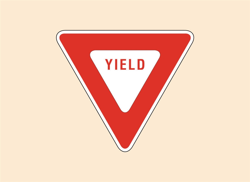 A flashing yellow light at an intersection means ______________. A. stop and yield-example-1