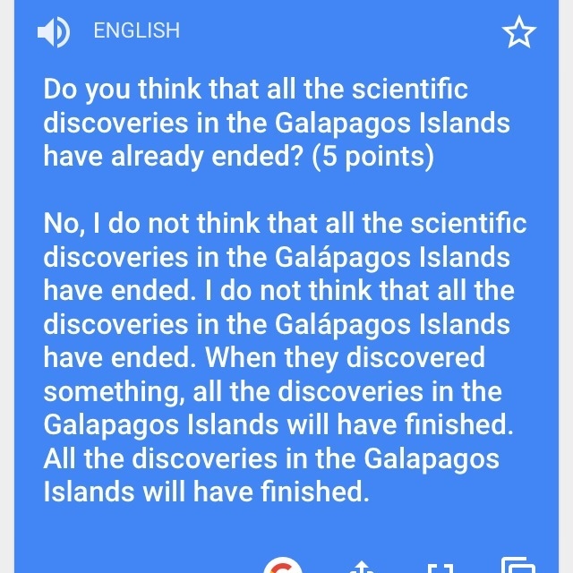 ¿Piensas que ya habrán terminado todos los descubrimientos científicos en las islas-example-1