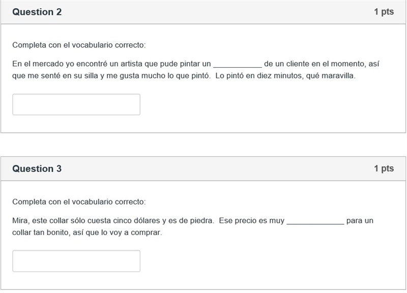 Help with Spanish HW please! I've got multiple different ideas for each answer so-example-1