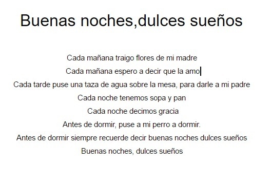 Check my poem please. I had to write a poem in spanish using -go verbs-example-1