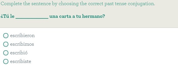 Fill in the balnk with the correct preterite form the verb in parentheses Nosotros-example-2