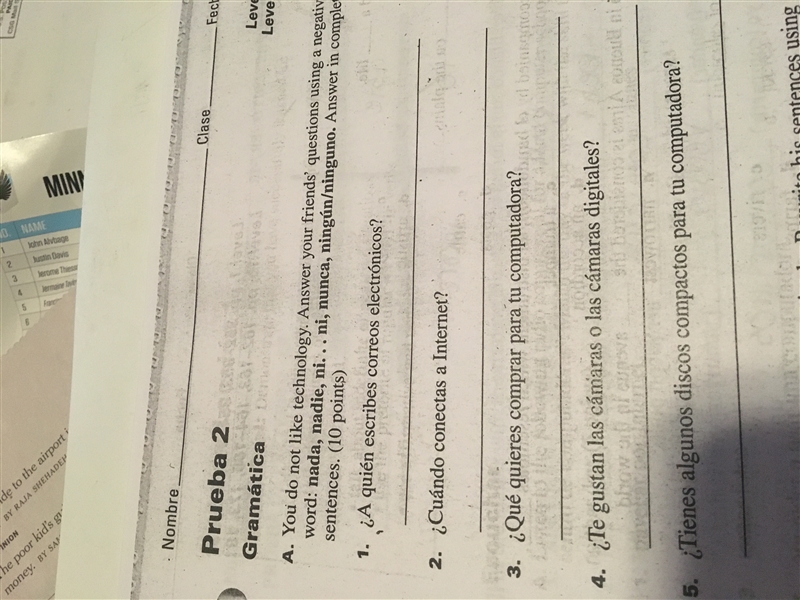 Plz help questions 1-5. I could really use the help.-example-1