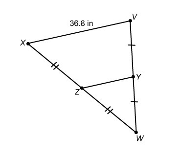 What is YZ? enter your answer as a decimal in the box.-example-1