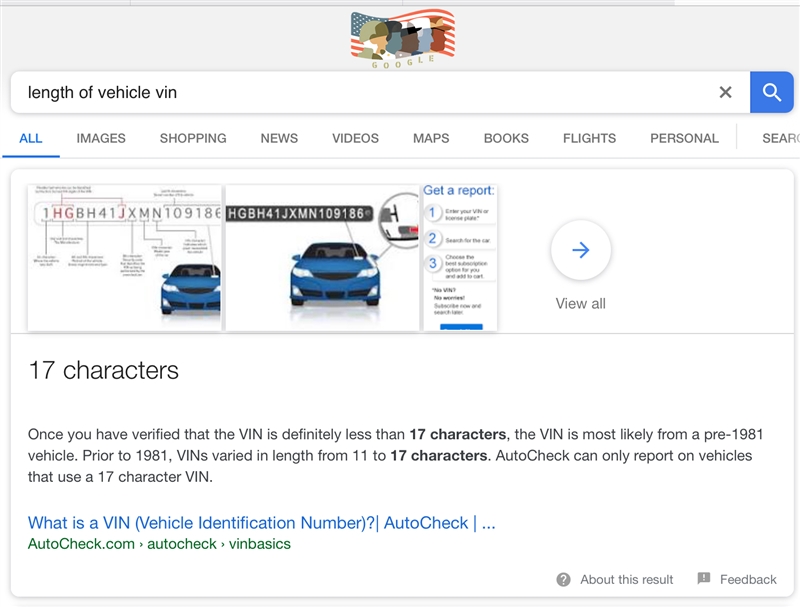 All current OEMs use a VIN with how many characters? A. 20 B. 21 C. 17 D. 14-example-1