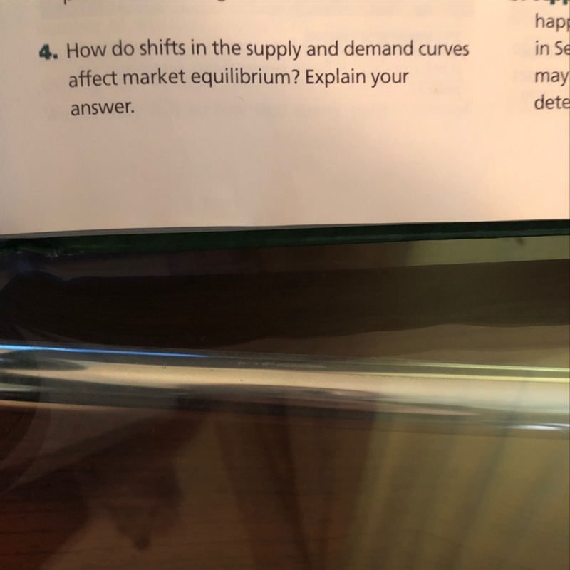 How do shifts in supply and demand curves affect market equilibrium-example-1