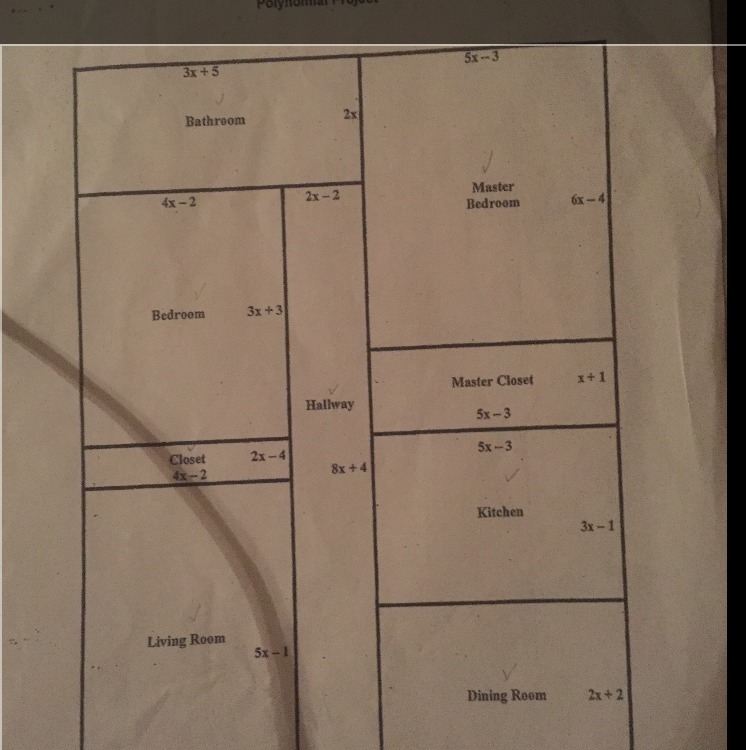 What is the area and perimeter of the whole house?-example-1