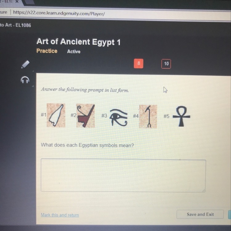 What does each Egyptian symbols mean?-example-1