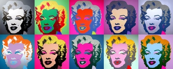 Why did Andy Warhol print the above images of Marilyn Monroe in this order?-example-1