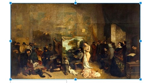 Look at the painting below. Name the painting, the artist, and the art movement it-example-1