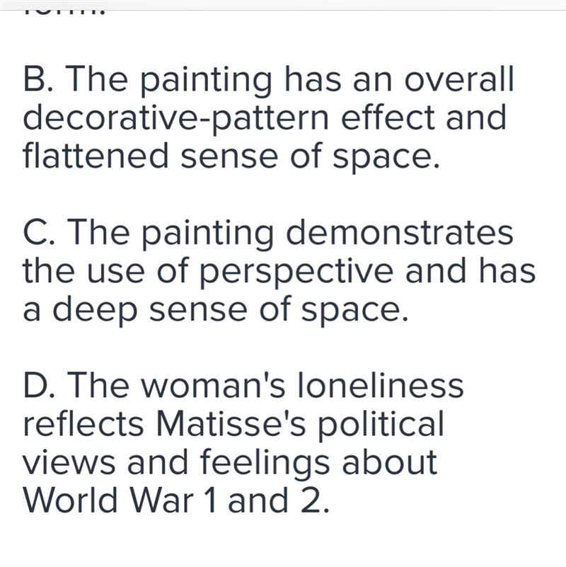 What conventions of Fauvism does the red room by Henri Matisse exhibit?-example-1