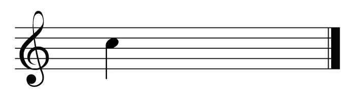 Where is the above note played on the guitar? Open second string Open third string-example-1