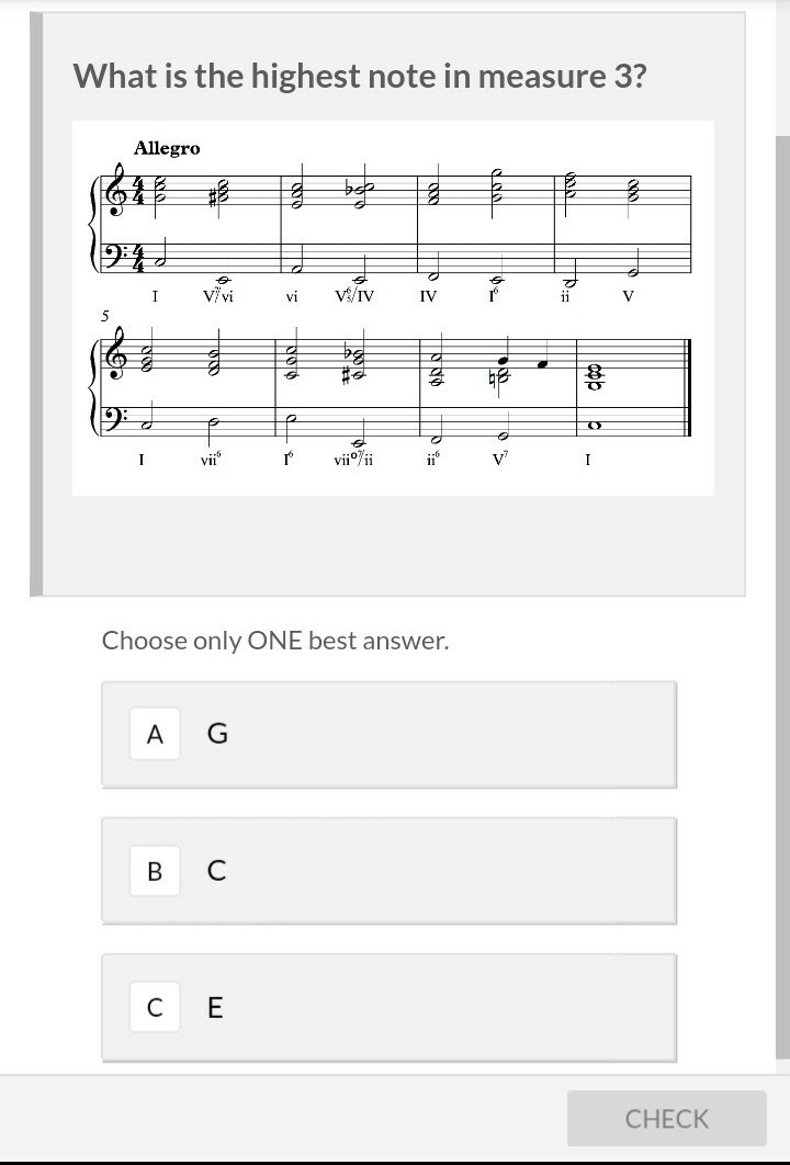 What is the highest note in measure 3?-example-1