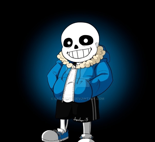 How do you draw Sans from Undertale?? I want to draw him for an art project but cant-example-1