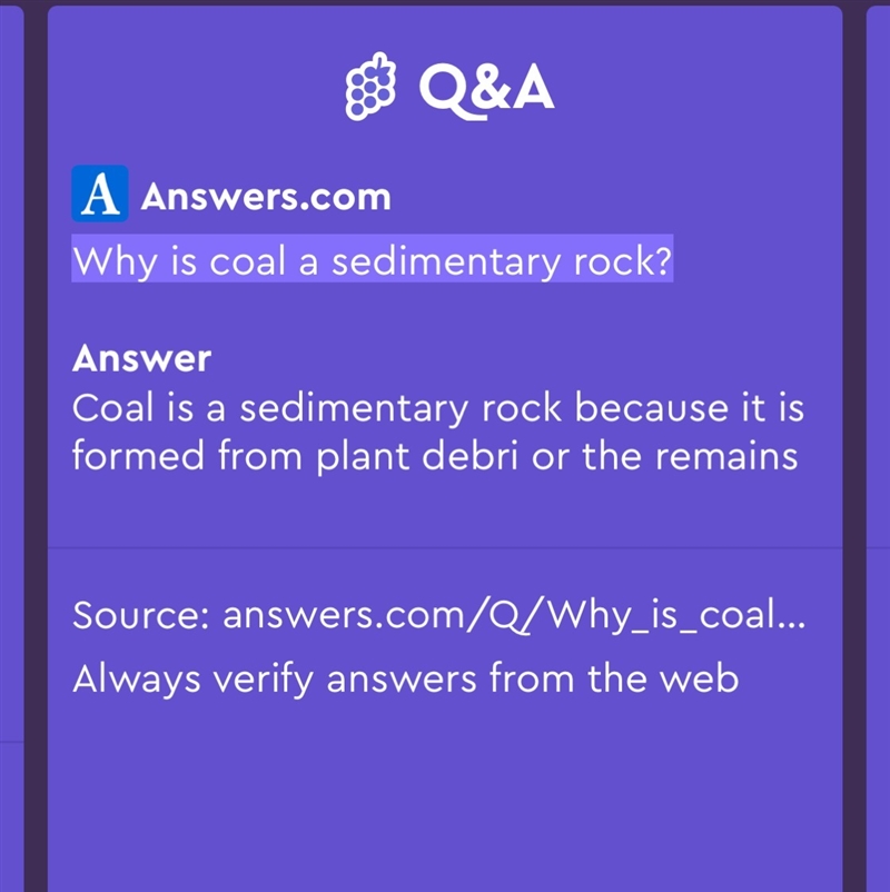 Why coal is a biochemical sedimentary rock-example-1