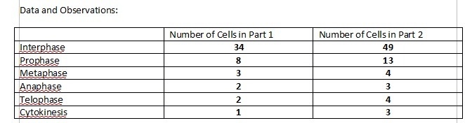 Hypothesis: What do you predict you will find about the number of cells in each of-example-1