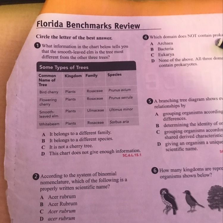 I need help on question 1. 6th grade Science question.-example-1