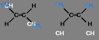 Which best describes the substances represented by these two diagrams? They are the-example-1