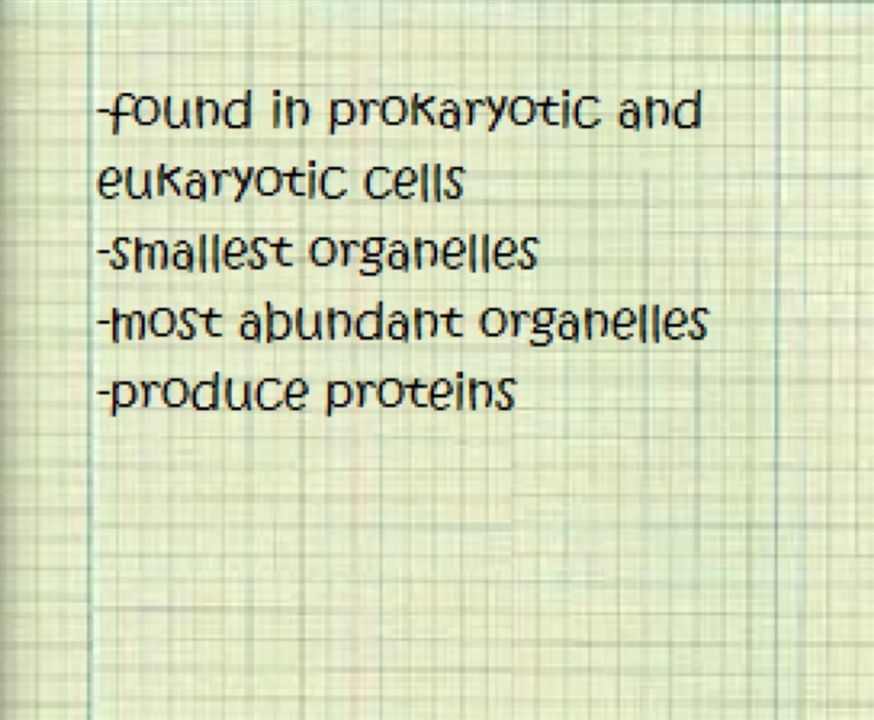 Which is the best title for these notes? Lysosomes Vacuoles Ribosomes Mitochondria-example-1