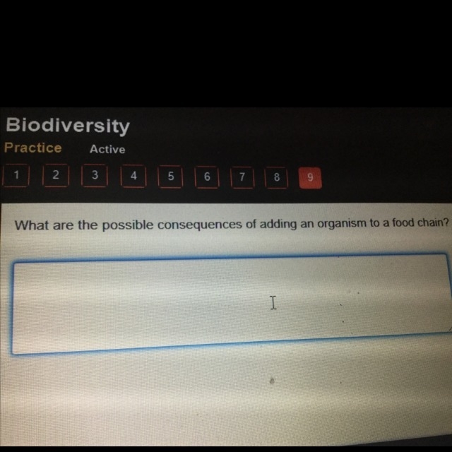 What is the possible consequences of adding an organism to a food chain?-example-1