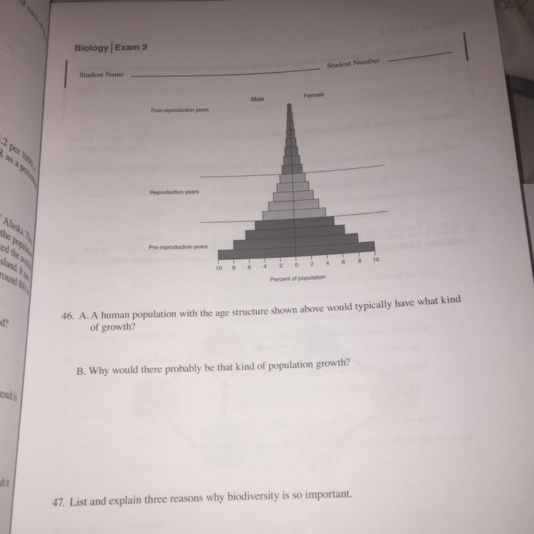 Please help with Biology! I really appreciate it! Thank you. Questions 46 & 47-example-1